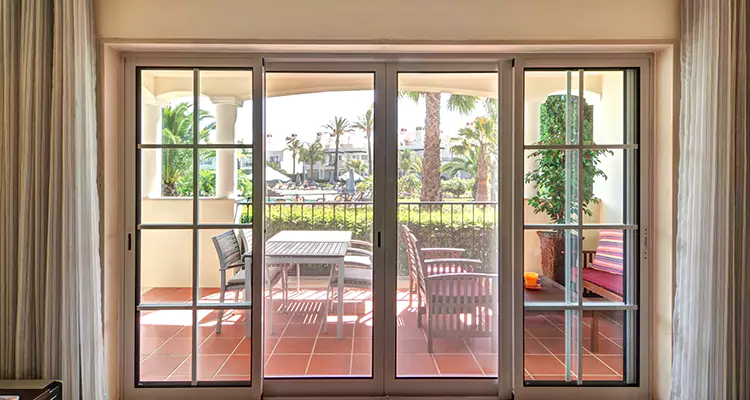 Double French Doors Interior Repair in Wright, FL